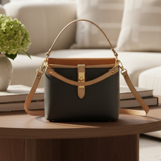 Classic Leather Shoulder Bag