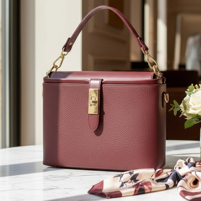 Classic Leather Shoulder Bag